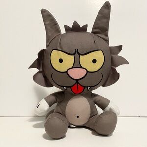The Simpsons Scratchy The Cat 10" Plush 2021 Toy Factory Stuffed Animal Itchy